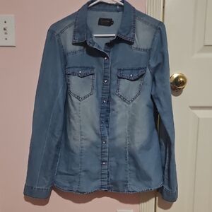 Cavalini Blue Denim Shirt